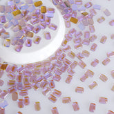 Octagon Shape Charm Purple Flat Back Fancy Rhinestones WholesaleRhinestone